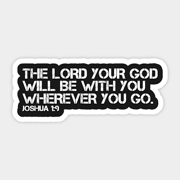 THE LORD YOUR GOD Sticker by Justin_8